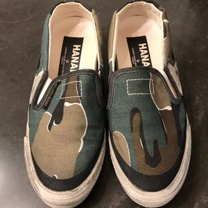 Golden Goose camo Hanami slip on sneakers